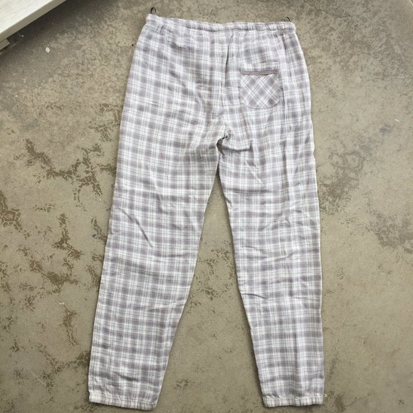 Silver and Gray Plaid Lounge Pants - Picture 7 of 9